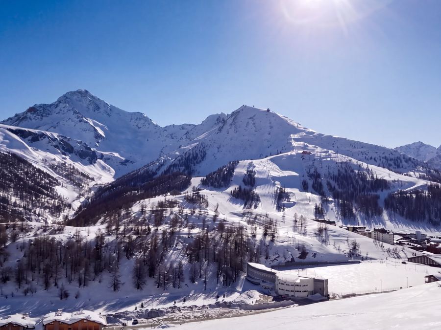 Le piste di Sestriere e della Via Lattea